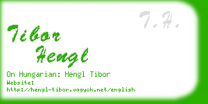 tibor hengl business card